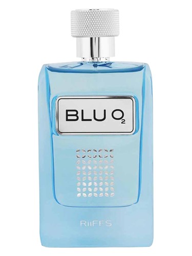 Riiffs Blu o2 perfume bottle, a citrus fragrance