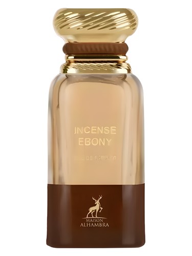 Maison Alhambra Incense Ebony eau de parfum bottle, a woody fragrance