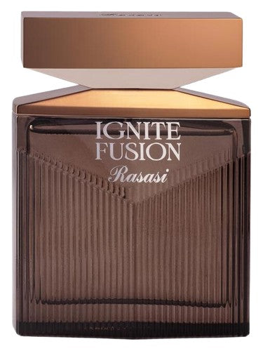 Rasasi Ignite Fusion perfume bottle, a floral fragrance