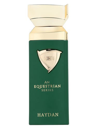 French Avenue An Equestrian Series Haydan eau de parfum bottle, a woody fragrance
