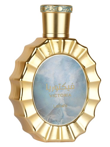 Lattafa Victoria eau de parfum bottle, a gourmand fragrance