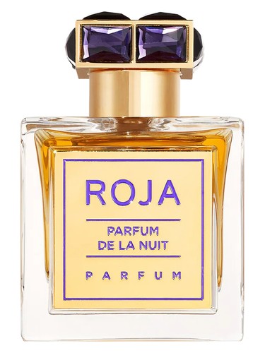 Roja Parfum De La Nuit parfum bottle, a warm & amber fragrance