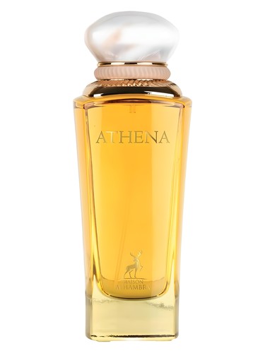 Maison Alhambra Athena eau de parfum bottle, a gourmand fragrance