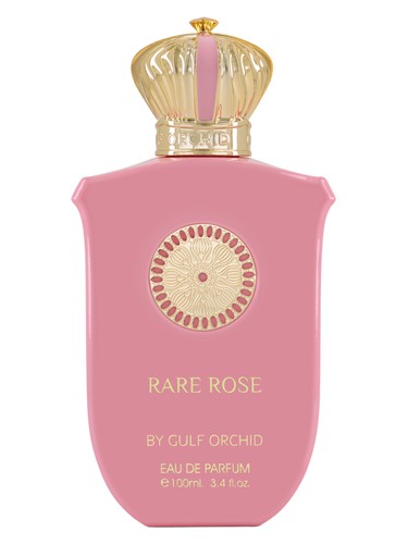 Gulf Orchid Rare Rose eau de parfum bottle, a gourmand fragrance