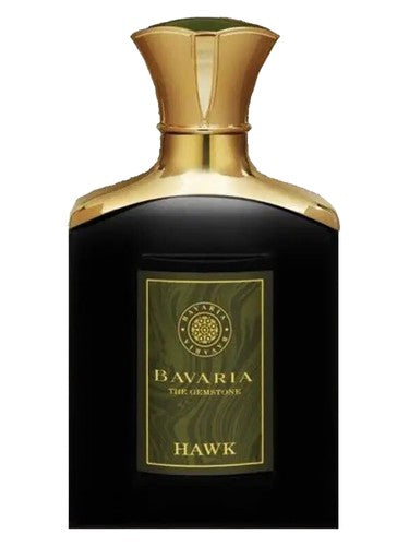 Fragrance World Bavaria The Gemstone Hawk eau de parfum bottle, a woody fragrance