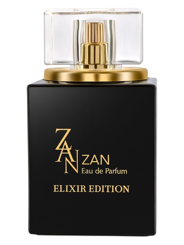 Fragrance World Zan Elixir Edition perfume bottle, a warm & amber fragrance