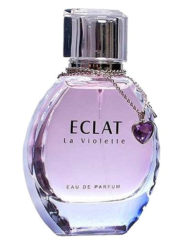 Fragrance World Eclat La Violette perfume bottle, a fresh fragrance