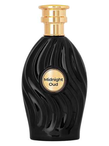 Al Rehab Midnight Oud eau de parfum bottle, a warm fragrance