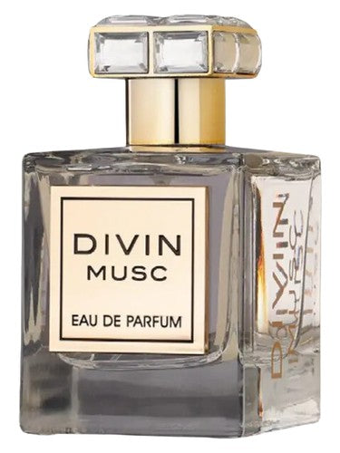 Fragrance World Divine perfume bottle, a white floral fragrance