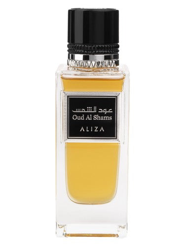 Rasasi Oud Al Shams perfume bottle, a warm fragrance