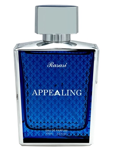 Rasasi Appealing Blue Pour Homme perfume bottle, a woody fragrance