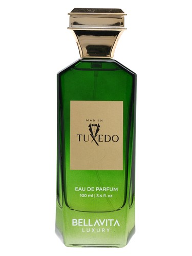 BellaVita Man in Tuxedo perfume bottle, a fresh fragrance