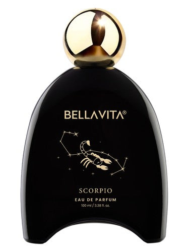 BellaVita Scorpio perfume bottle, a patchouli fragrance