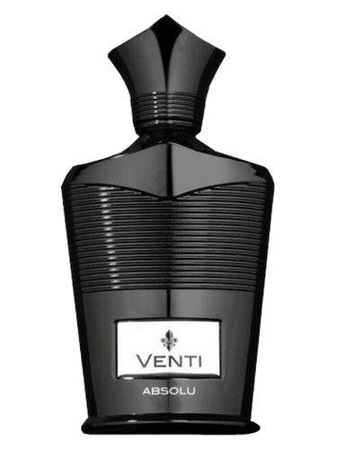 Fragrance World Venti Absolu eau de parfum bottle, a woody fragrance