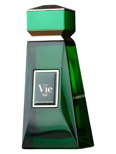 Fragrance World Vie Sol eau de parfum bottle, a warm & amber fragrance