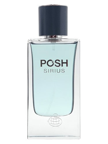 Fragrance World Posh Sirius eau de parfum bottle, a citrus fragrance