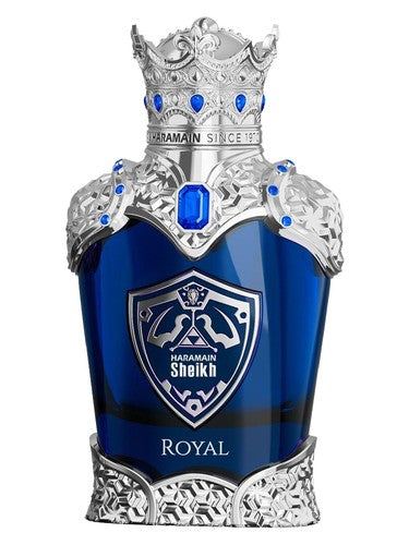 Al Haramain Sheikh Royal perfume bottle, a spicy fragrance