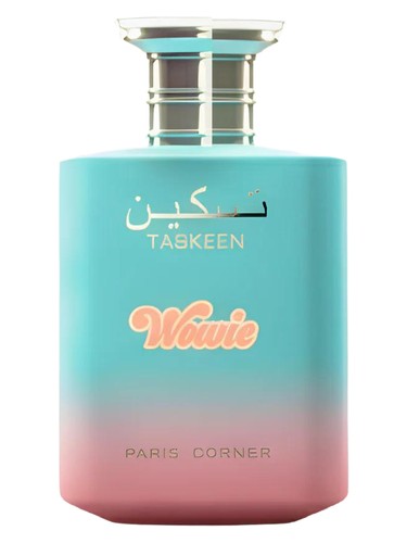 Paris Corner Taskeen Wowie perfume bottle, a gourmand fragrance