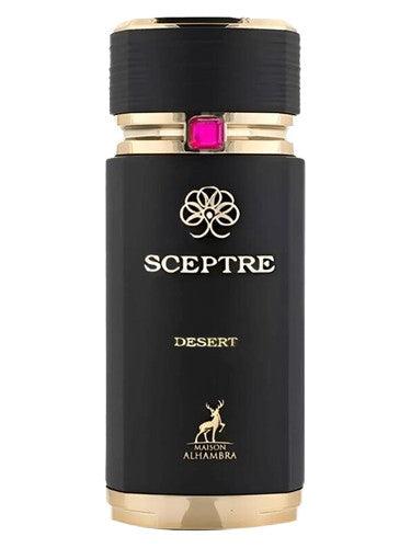 Maison Alhambra Sceptre Desert eau de parfum bottle, a gourmand fragrance
