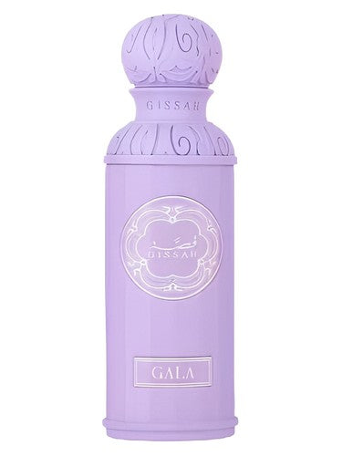 Gissah Gala perfume bottle, a white floral fragrance