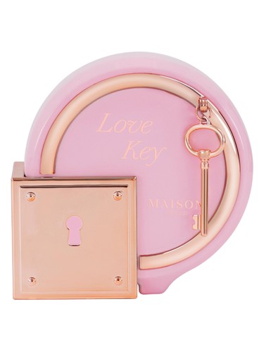 Maison Asrar Love Key eau de parfum bottle, a rose fragrance