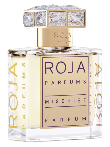 Roja Mischief perfume bottle, a floral fragrance