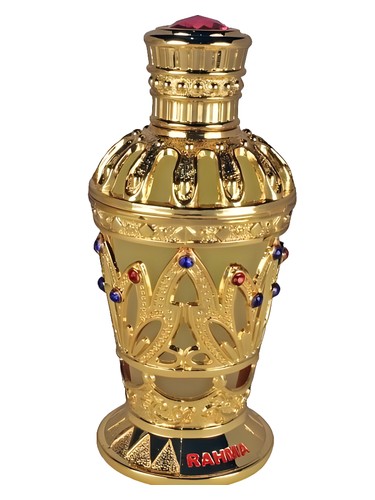Al Haramain Rahma perfume bottle, a white floral fragrance