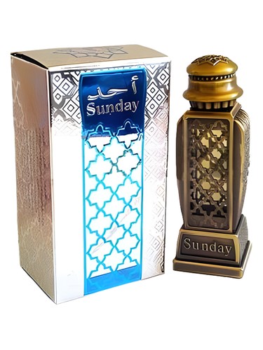 Al Haramain Sunday perfume bottle, a citrus fragrance