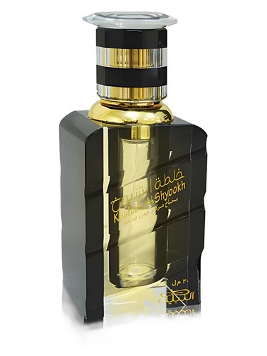 Nabeel Khaltat Al Shyookh perfume bottle, a woody fragrance