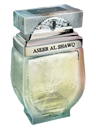 Nabeel Aseer Al Shawq Silver eau de parfum bottle, a warm fragrance