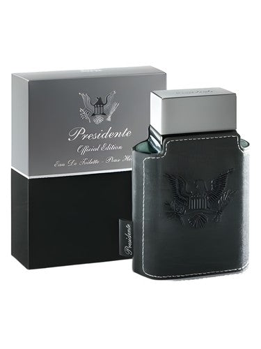 Emper Presidente perfume bottle, a warm & amber fragrance