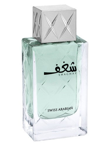 Swiss Arabian Shaghaf Men perfume bottle, a fresh fragrance
