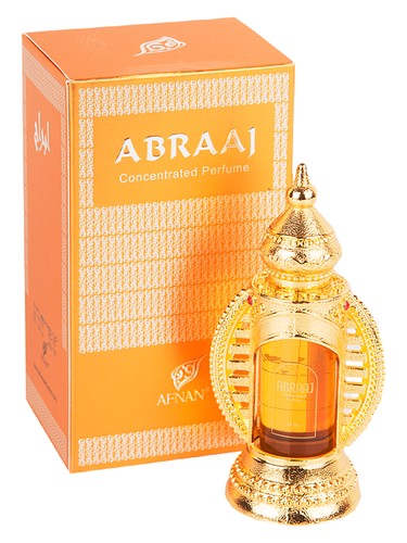 Afnan Abraaj perfume oil bottle, a floral fragrance