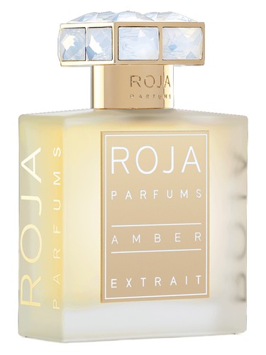 Roja Amber parfum bottle, a warm & amber fragrance