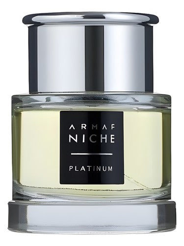 Armaf Platinum perfume bottle, a woody fragrance