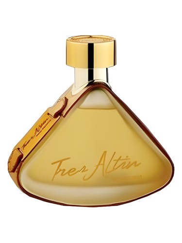 Armaf Tres Altin perfume bottle, a powdery fragrance