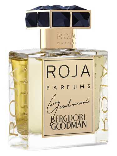 Roja Goodman's Bergdorf Goodman parfum bottle, a floral fragrance