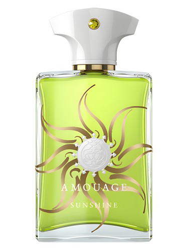 Amouage Sunshine Man eau de parfum bottle, a gourmand fragrance