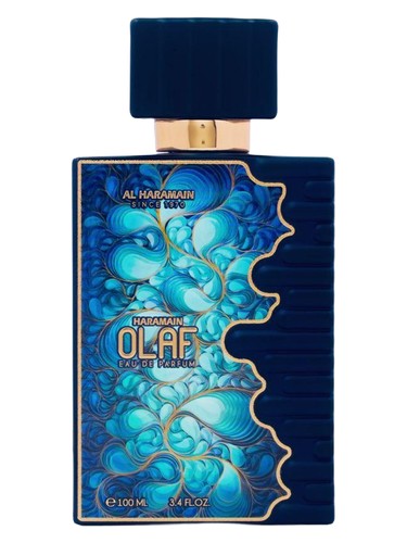 Al Haramain Olaf perfume bottle, a floral fragrance
