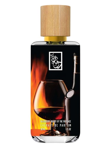 The Dua Brand Blackberry Brandy by the Fireplace