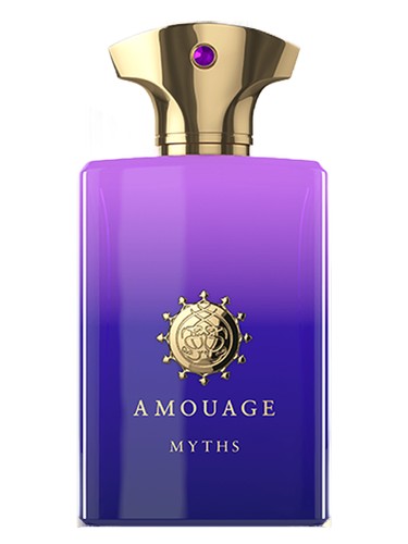 Amouage Myths Man perfume bottle, a smoky fragrance
