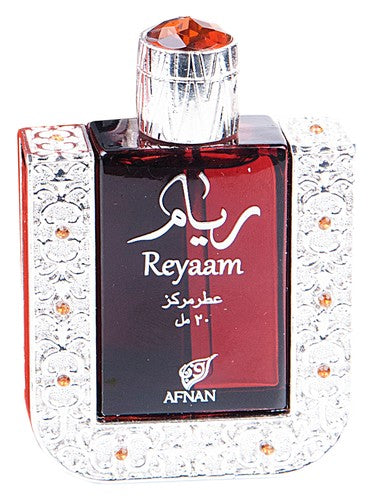 Afnan Reyaam perfume bottle, a warm & amber fragrance