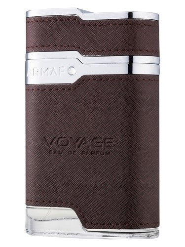 Armaf Voyage Brown eau de parfum bottle, a woody fragrance