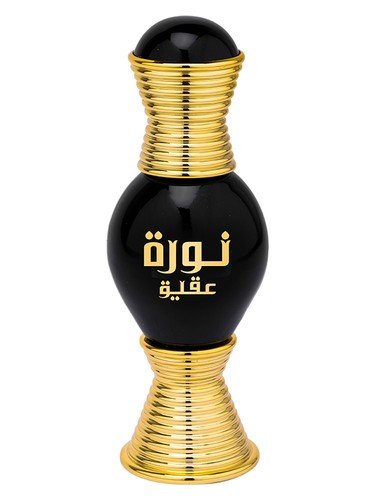 Swiss Arabian Noora Onyx perfume oil bottle, a green fragrance
