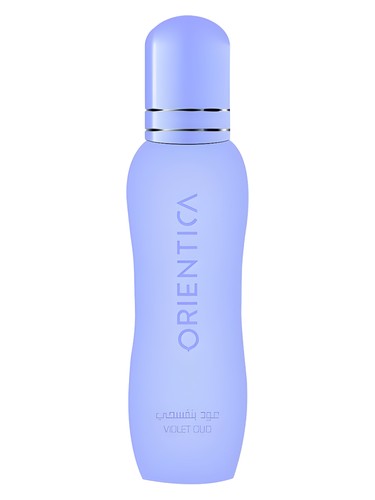 Orientica Violet Oud perfume bottle, a gourmand fragrance
