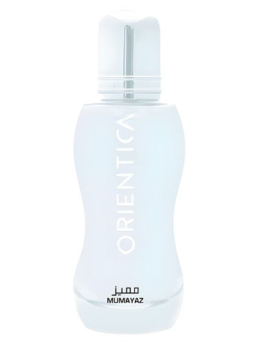 Orientica Mumayaz perfume bottle, a fresh fragrance