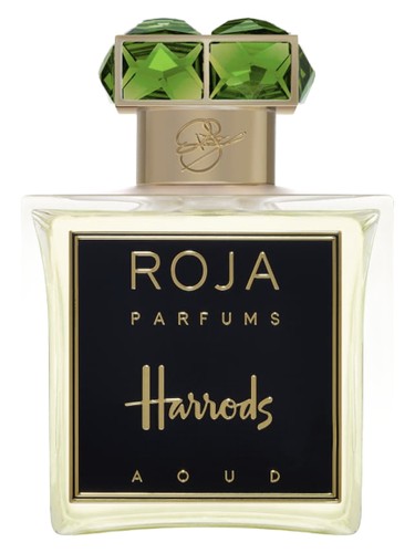 Roja Harrods Aoud parfum bottle, a warm & amber fragrance