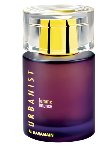Al Haramain Urbanist Femme Intense eau de parfum bottle, a fruity fragrance