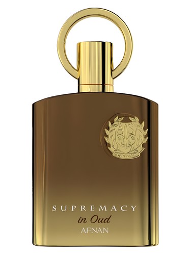 Afnan Supremacy in Oud extrait de parfum bottle, a woody fragrance