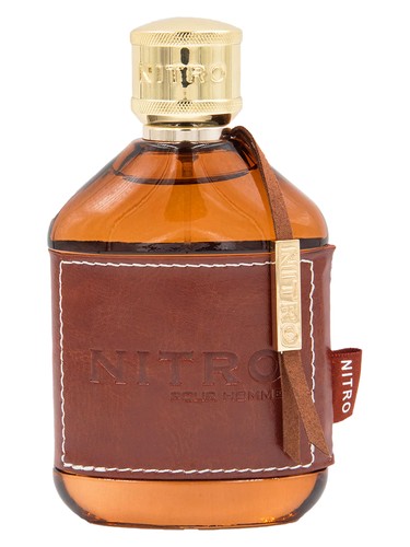 Dumont Nitro Pour Homme eau de parfum bottle, a woody fragrance